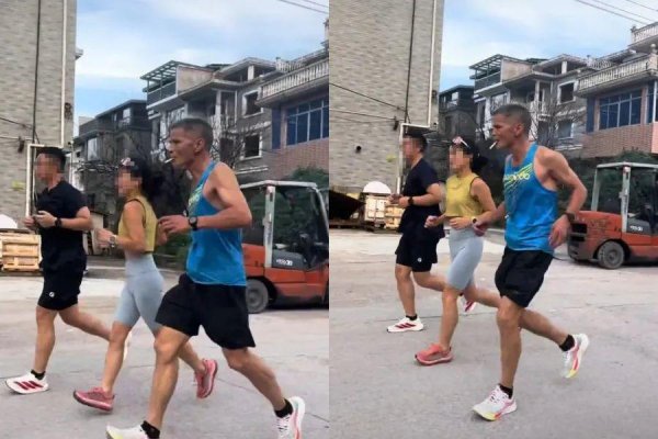 恒瑞盈 边跑步边抽烟，大哥你是真牛！